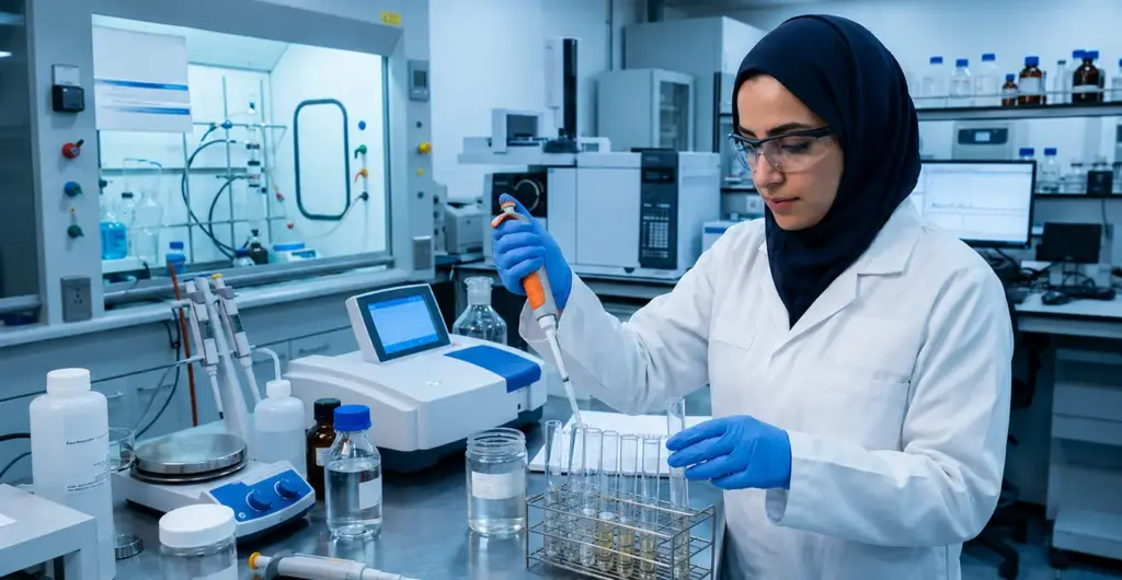 تحاليل مياه الصرف الصناعي في الكويت ما الاختبارات الشائعة قبل التصريف؟ وكيف تجهّز العينة؟