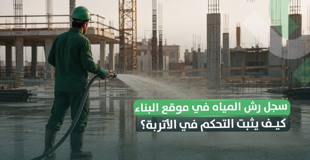 سجل رش المياه في مواقع البناء في الكويت: كيف يثبت التحكم في الأتربة؟